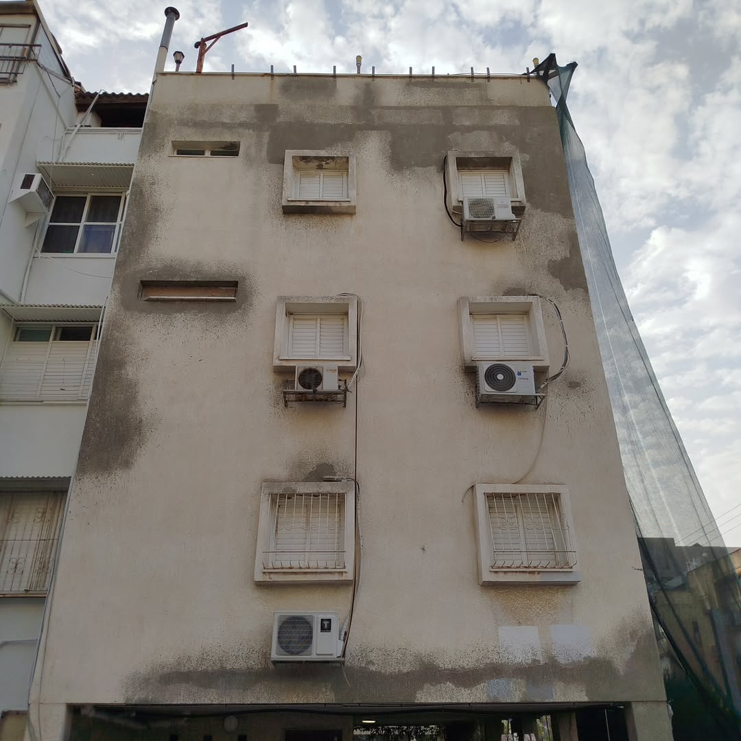 עבודת שיקום מבנה מסוכן